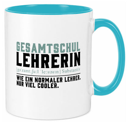 Gesamtschullehrerin | Unterricht Lieblingslehrerin Geschenkidee Humor Tasse