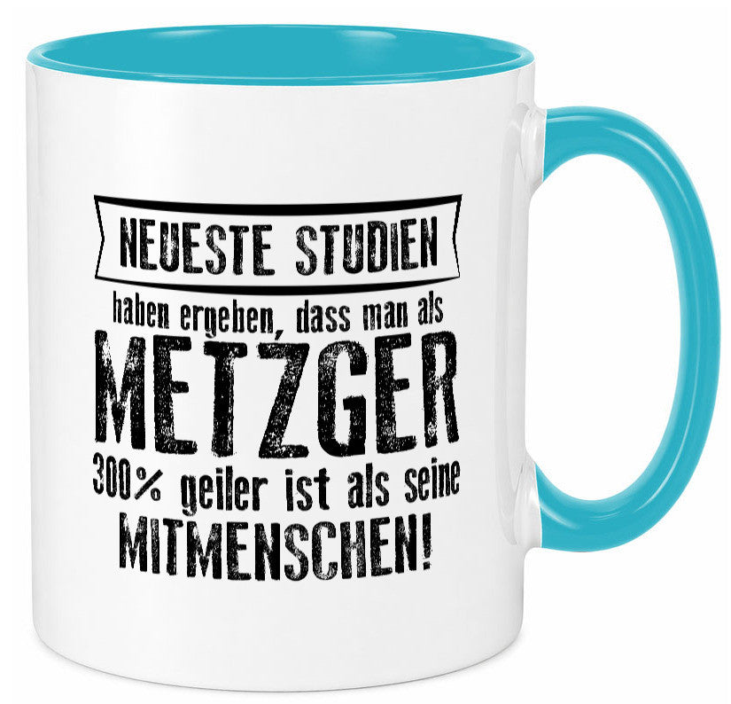 Neuste Studien: Metzger | Fleischer Metzgerei lustig Humor Geschenkidee
