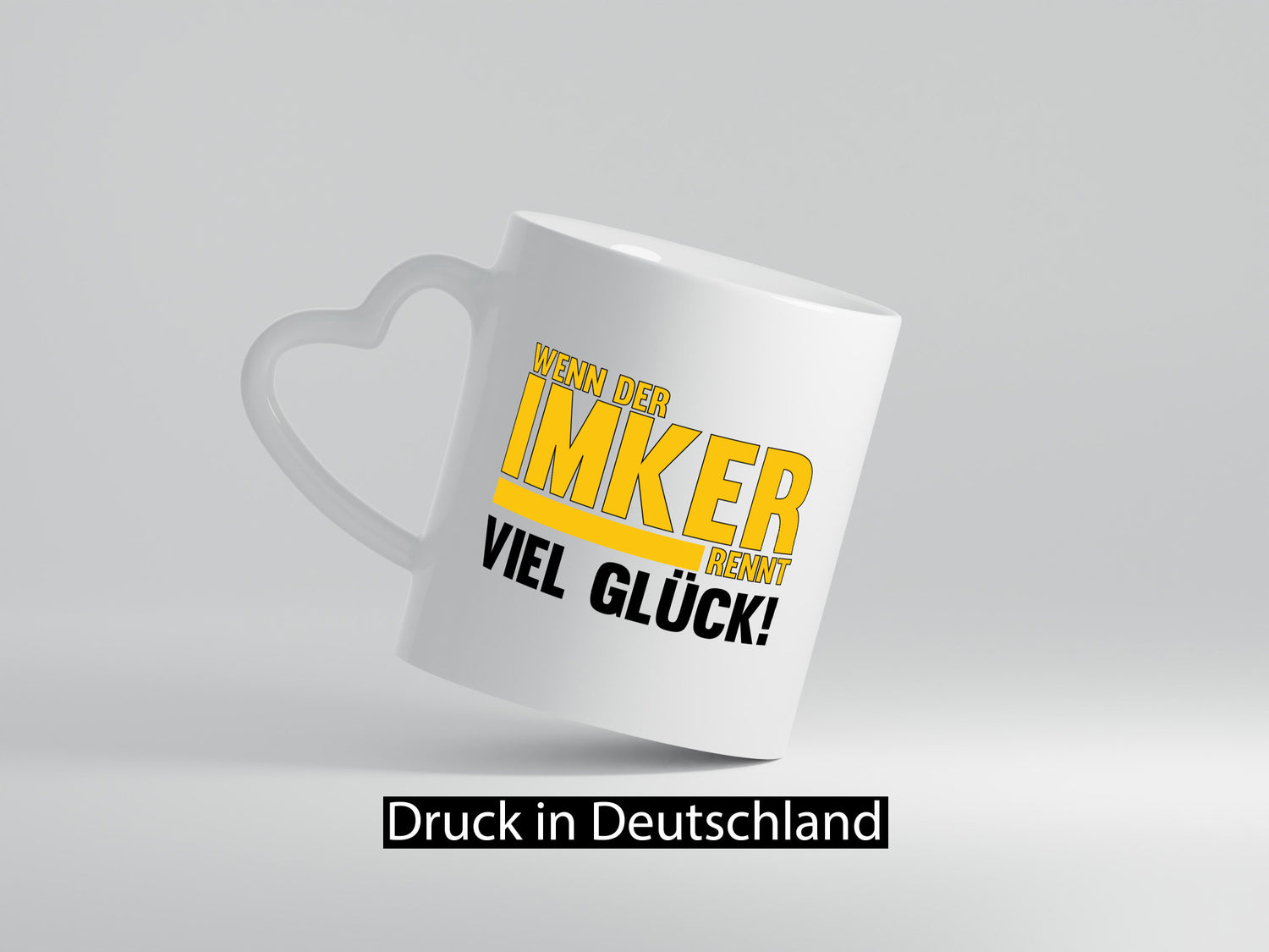 Wenn der Imker rennt, viel Glück | Imkerrei Bienen Geschenk Humor Geschenkidee