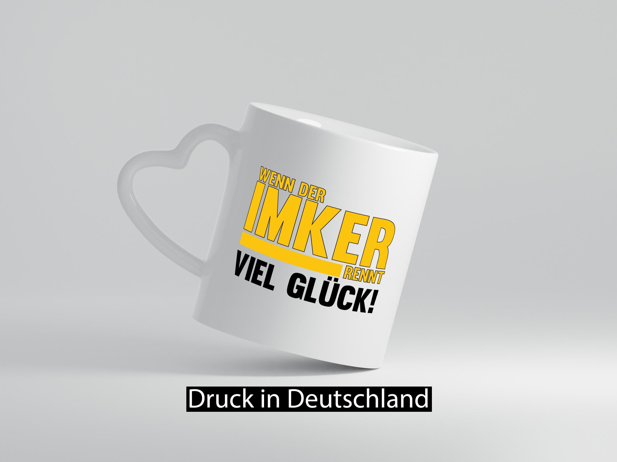Wenn der Imker rennt, viel Glück | Imkerrei Bienen Geschenk Humor Geschenkidee