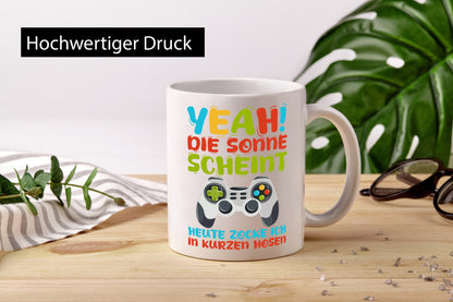 Sommer | in Kurze Hosen Zocken Zocker Gamer lustig Humor Geschenkidee Geschenk