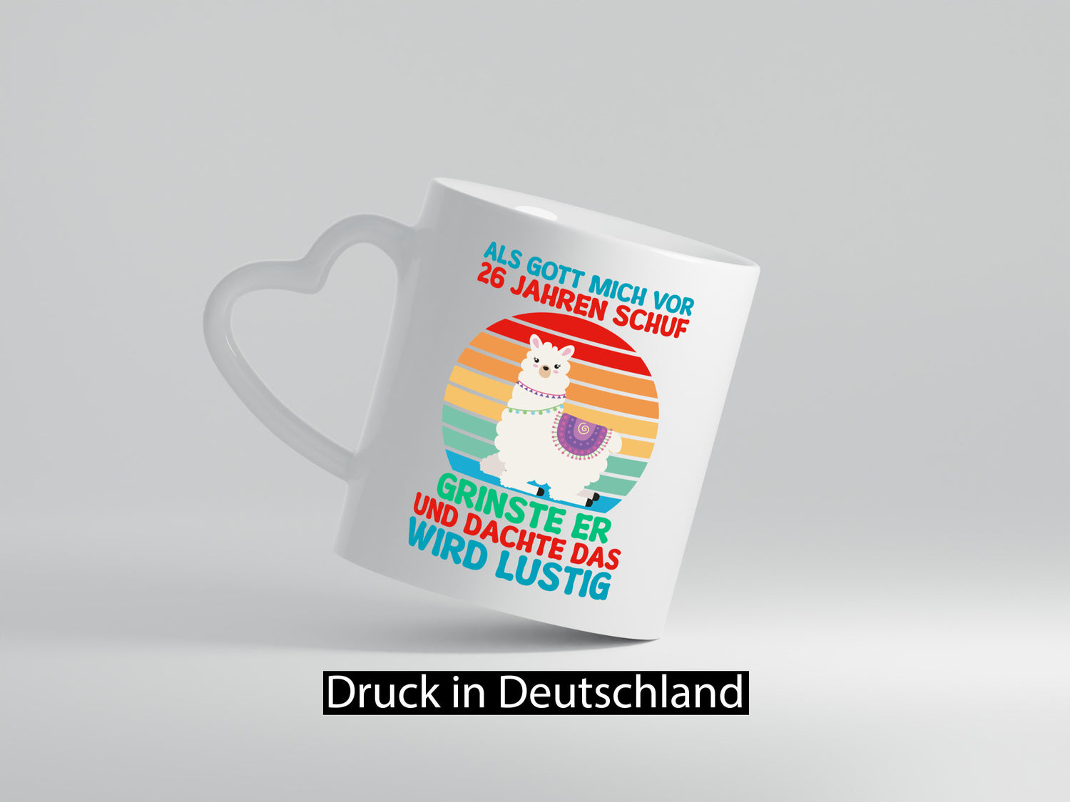 26. Geburtstag | 26 Jahre Gut Schuf mich Lama v2 lustiger Spruch Geschenk