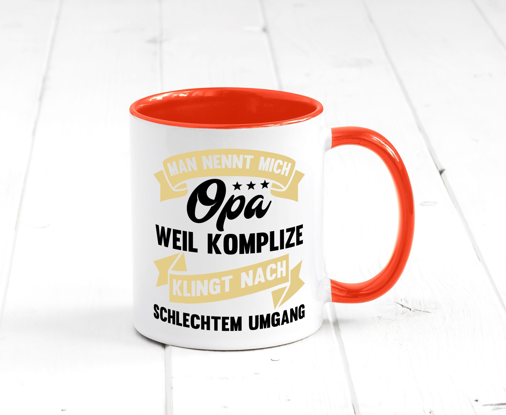 Man nennt mich Opa | Bester der Welt Humor Familie Geschenkidee Tasse