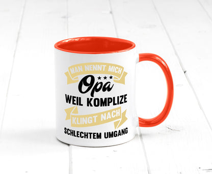 Man nennt mich Opa | Bester der Welt Humor Familie Geschenkidee Tasse