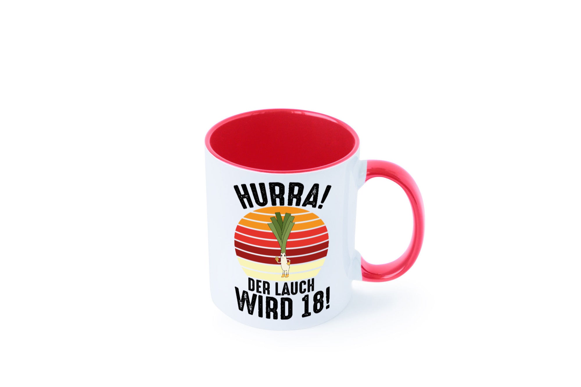 Hurra der lauch wird 18 | 18. Geburtstag Ehrentag lustiger Spruch Geschenk