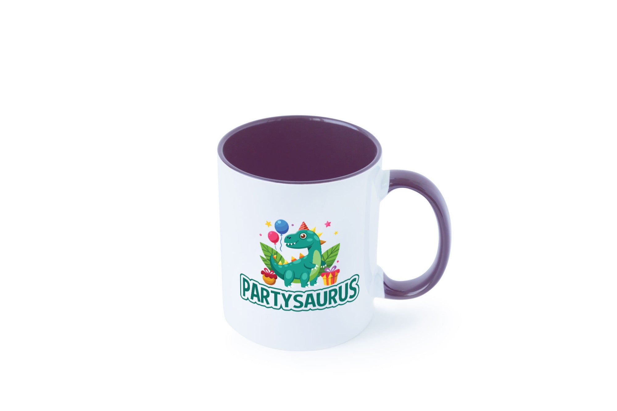 Partysaurus | Geburtstag Dinosaurier Luftballon Geschenkidee Humor Tasse