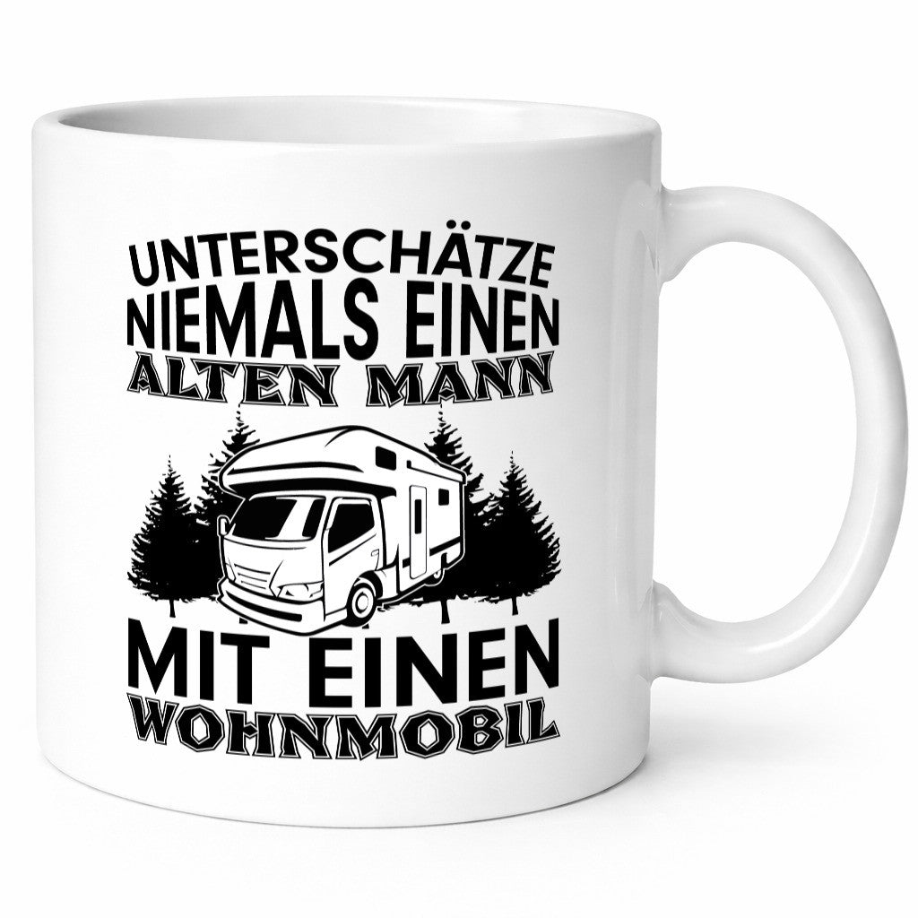 Alter Mann mit Wohnmobil | Männer Tasse Camping Geschenk Humor Geschenkidee