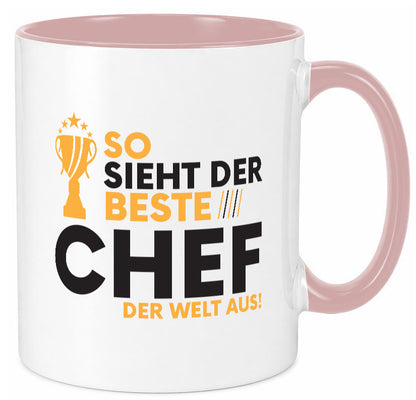 Der Weltbeste Chef | Führungskraft Vorgesetzter lustig Arbeit Kollegen Büro Tasse