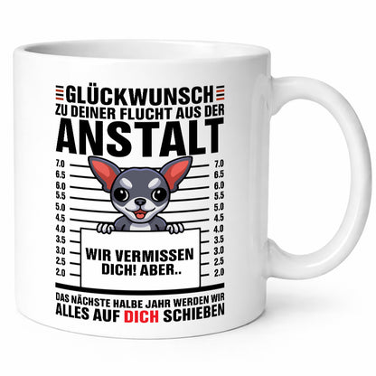 Glückwunsch zur Flucht | Abschied Arbeitskollegen v2 Geschenk Arbeit Kollegen