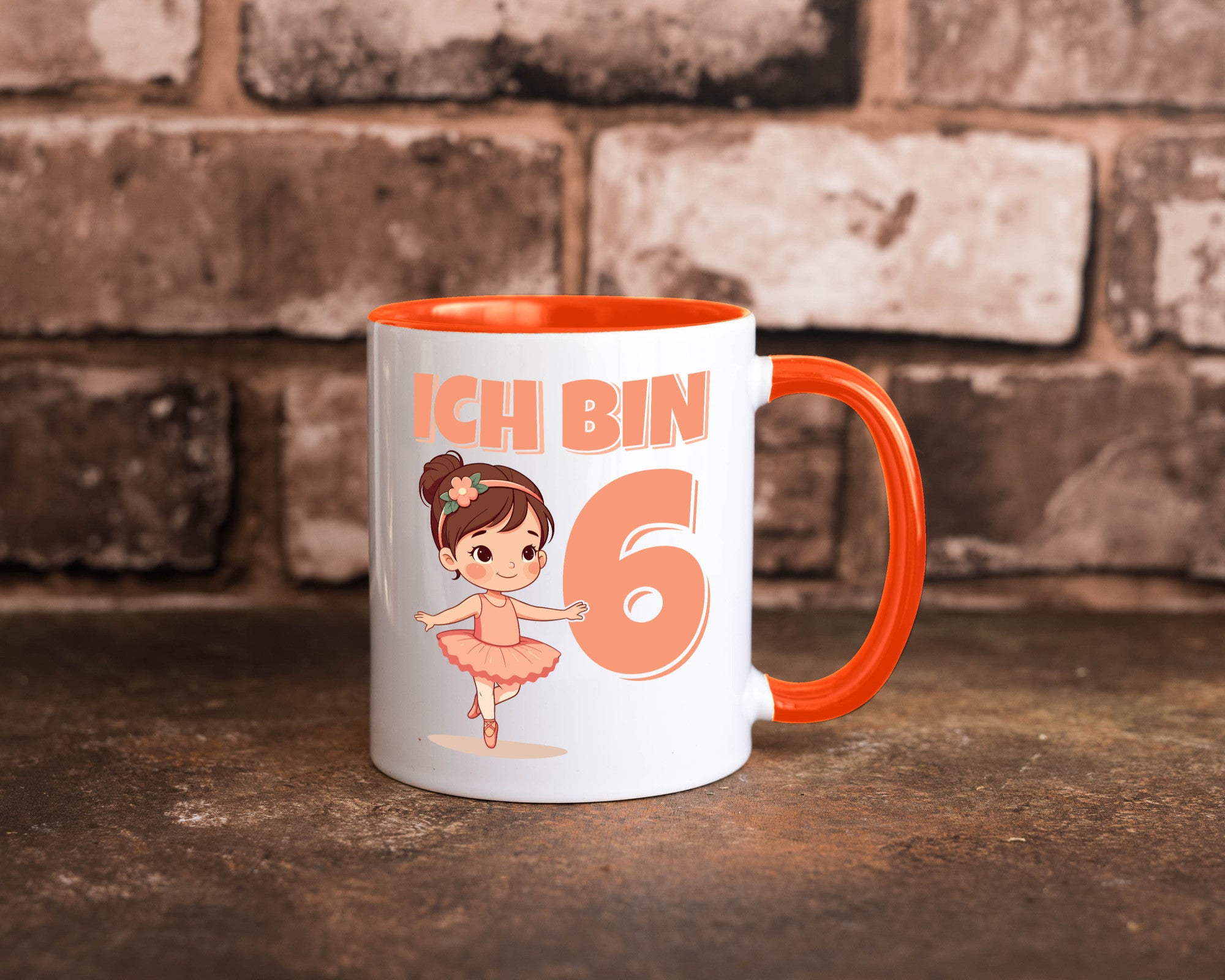 6 Geburtstag | Jahre Ballerina Mädchen Ballet lustig Geschenkidee Geschenk Tasse