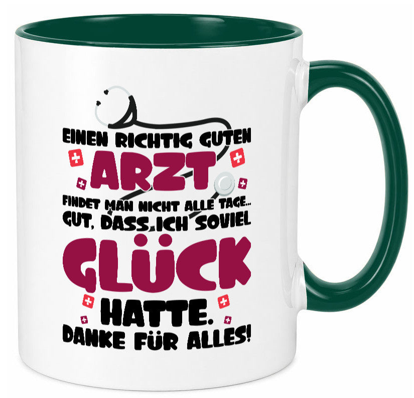 Richtig guter Arzt | Dankeschön Tasse Ãrzte Spruch vl1 Humor Geschenkidee