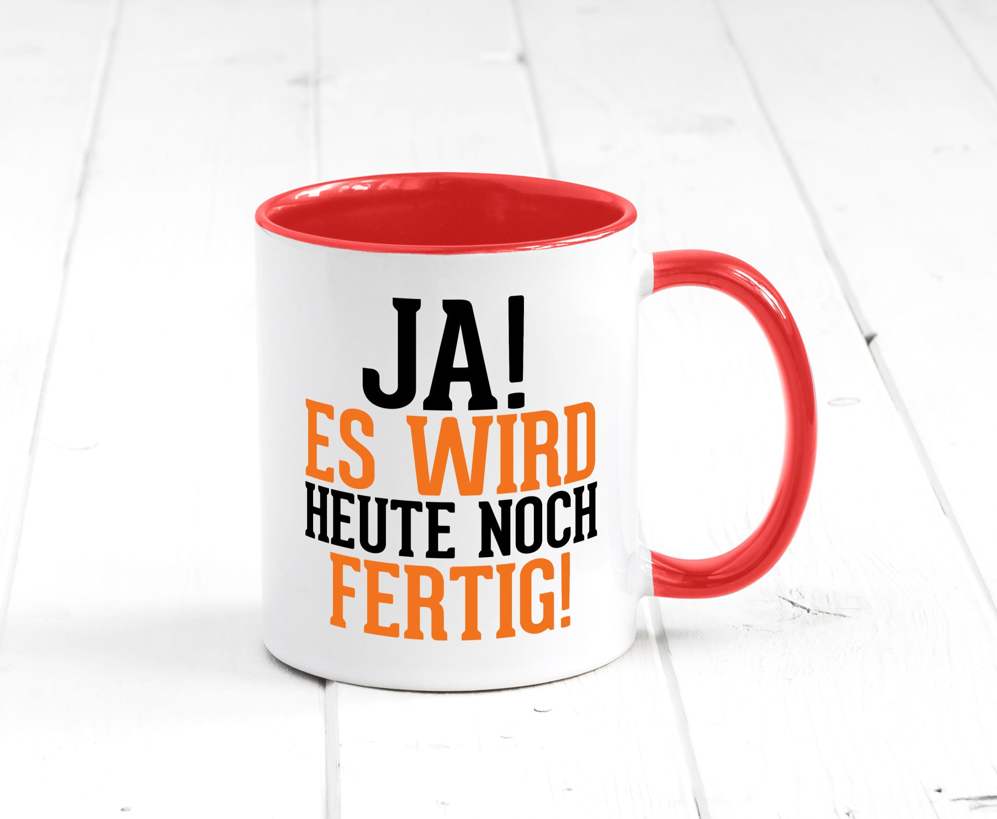 Ja es wird heute noch fertig | Arbeit Kollegen Werkstatt Humor Büro