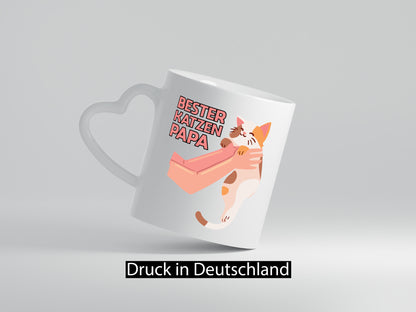 Bester Katzenpapa | Katze Gabel Geschenk Tierliebhaber Humor lustiger Spruch