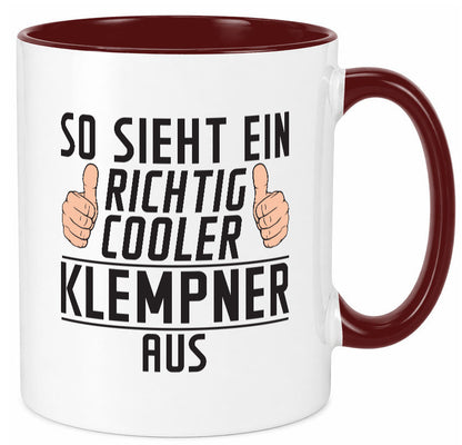 Richtig Cooler Klempner | Beruf klempnern Humor Arbeit Kollegen Büro