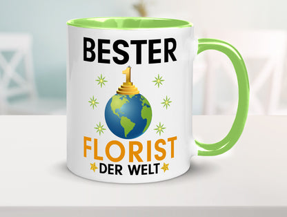 Welt Bester Florist | Blumen Verkäufer Humor Geschenkidee Tasse