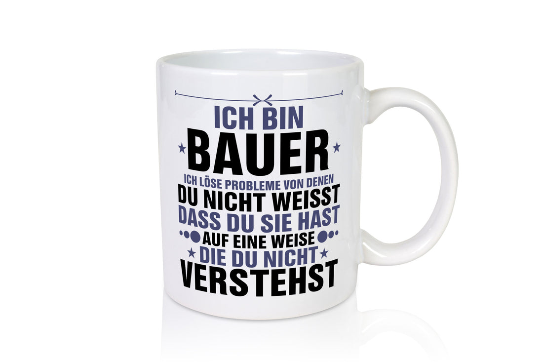 Löse Probleme: Bauer | Bauernhof Landwirtschaft lustiger Spruch Geschenk Humor