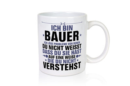 Löse Probleme: Bauer | Bauernhof Landwirtschaft lustiger Spruch Geschenk Humor