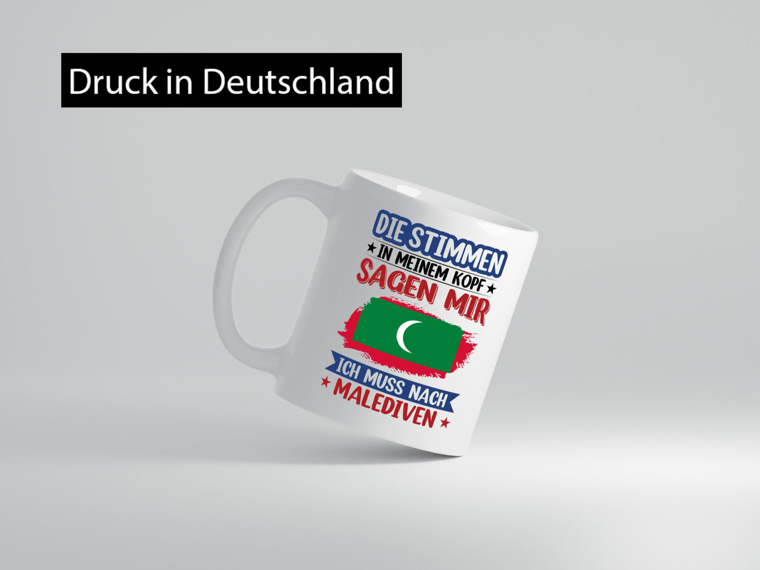 Malediven | Urlaub Stimmen in meinem Kopf Traumland Geschenk Humor Geschenkidee