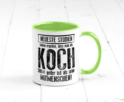 Neuste Studien: Koch | Chefkoch Humor Arbeit Kollegen Büro Geschenkidee Tasse
