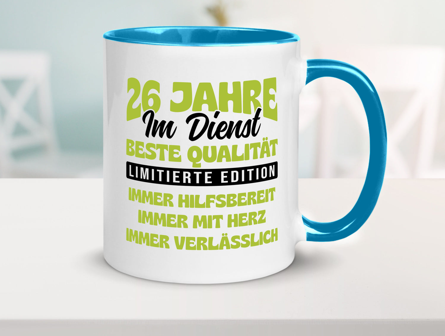 26 Jahre im Dienst | Jubiläum Arbeit v4 Geschenk Kollegen Büro lustiger Spruch