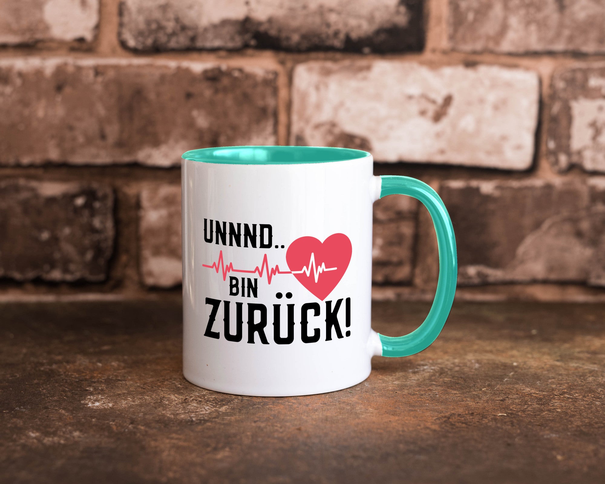 Bin zurück | Herzschlag Reanimation Puls Arzt Klinik Geschenk Humor