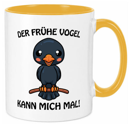 Der Frühe Vogel Humor Geschenkidee Tasse