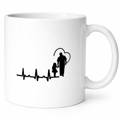 Vater Tochter Herz | Papa Vatertag Vaterliebe lustiger Spruch Geschenk Familie