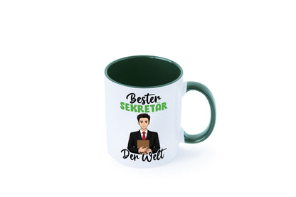 Bester Sekretär | Büro v2 lustiger Spruch Geschenk Arbeit Kollegen Tasse