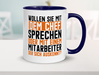 Wollen sie mit dem Chef Sprechen | Mitarbeiter Humor Arbeit Kollegen Büro