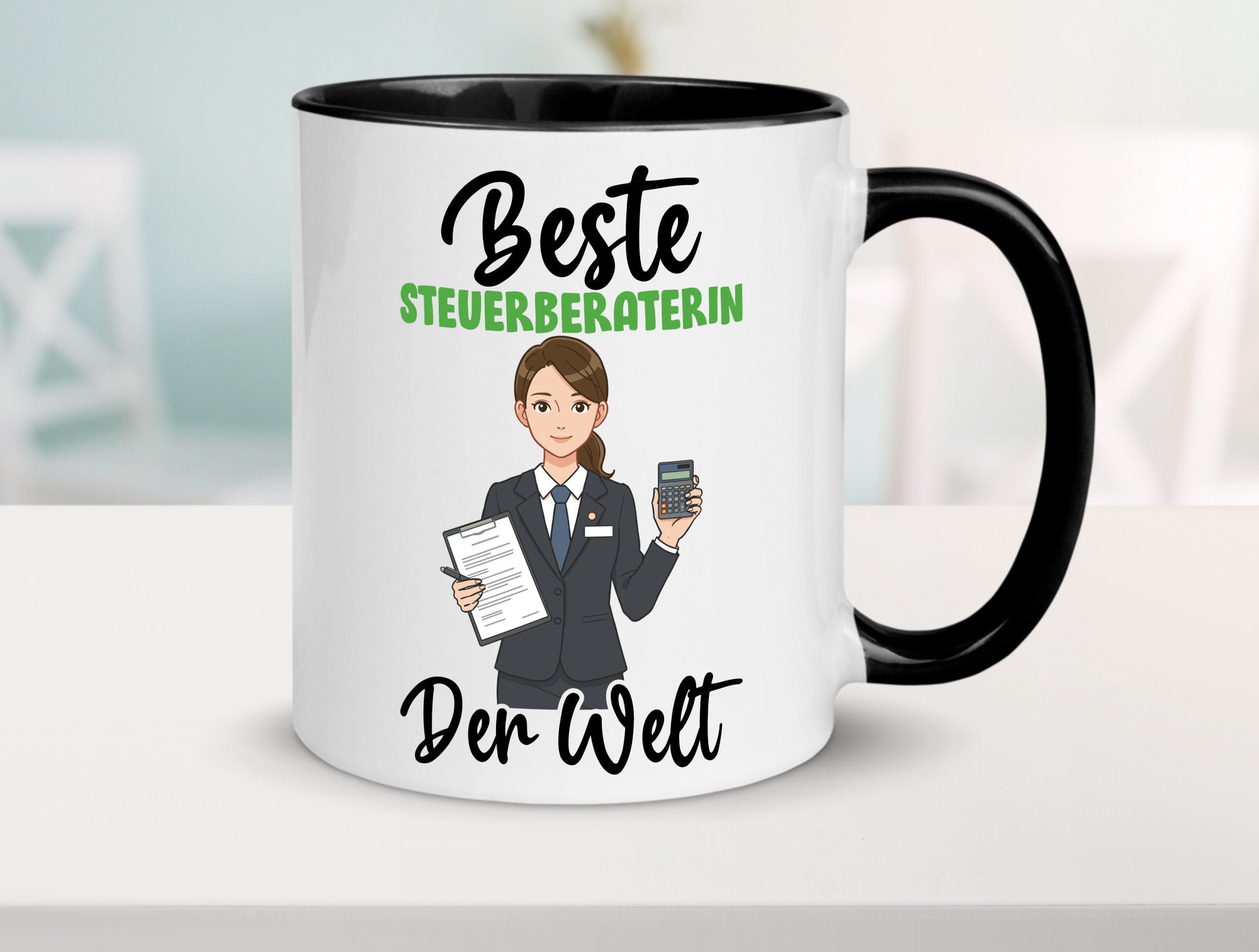 Beste Steuerberaterin | Steuer Beratung v2 Geschenkidee Humor Tasse