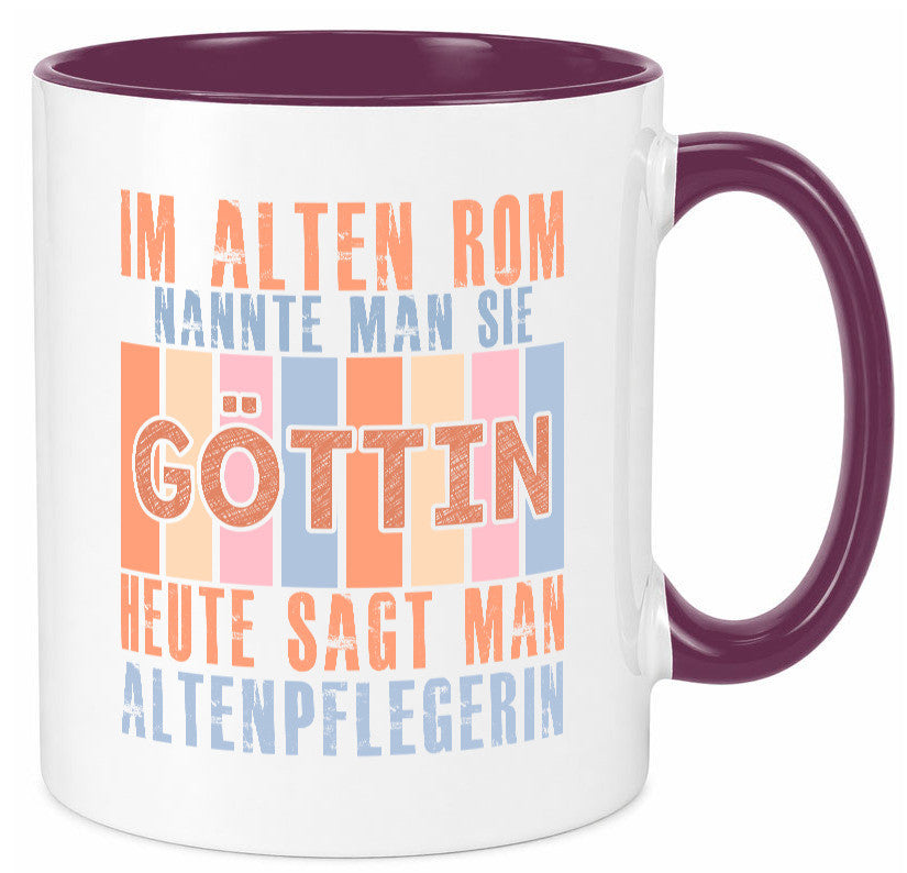 Heute sagt man: Altenpflegerin | Pflegepersonal Pflege Geschenk Humor