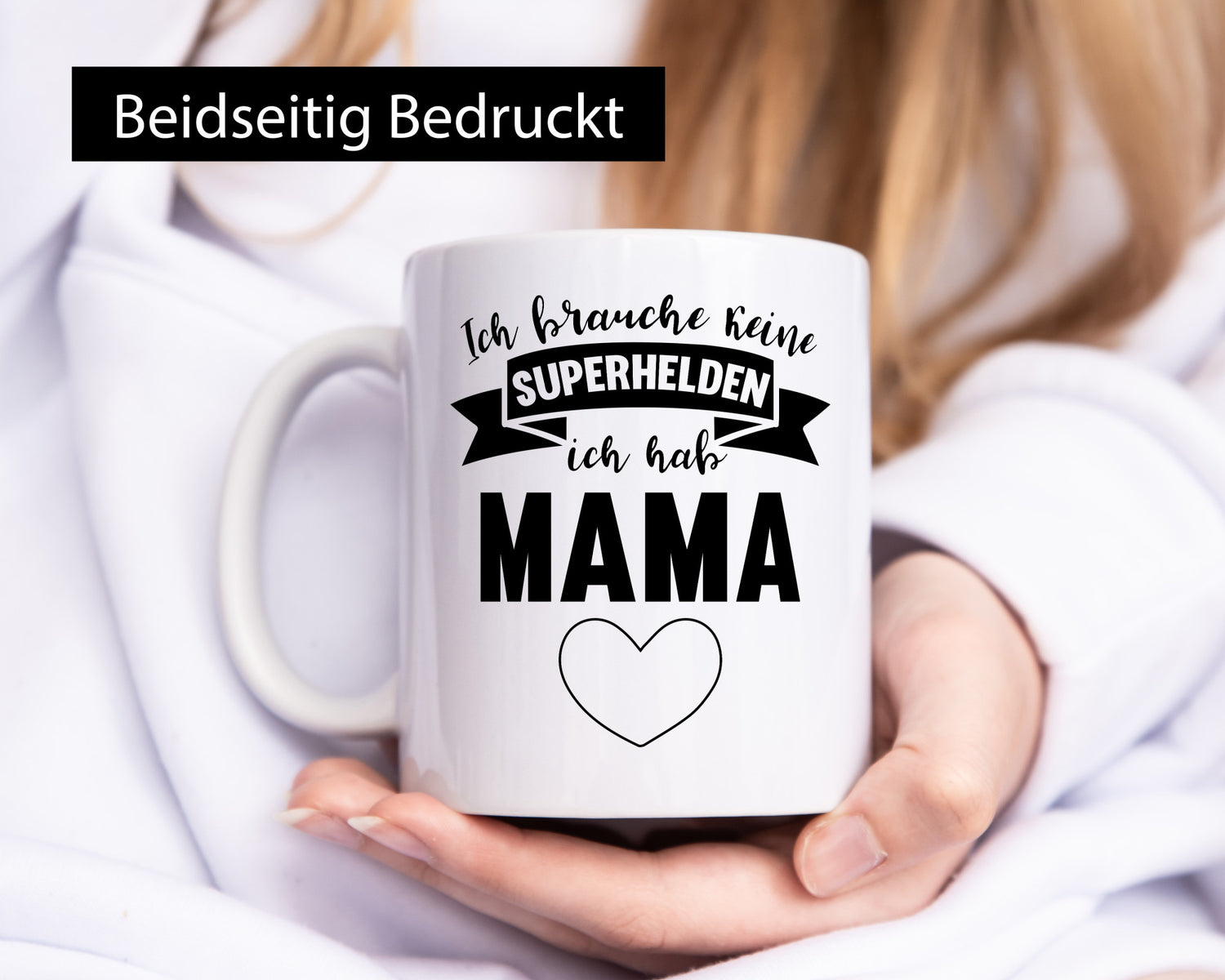 Ich brauche keine Superhelding | Mama ist die Beste lustiger Spruch Geschenk