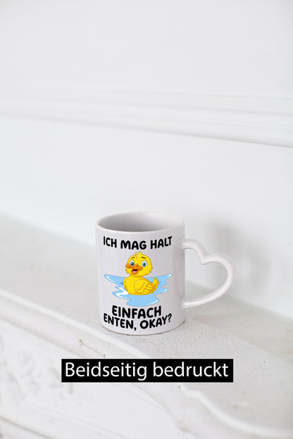 Ich mag halt einfach Enten okay | Entenliebhaber lustiger Spruch Geschenk Humor