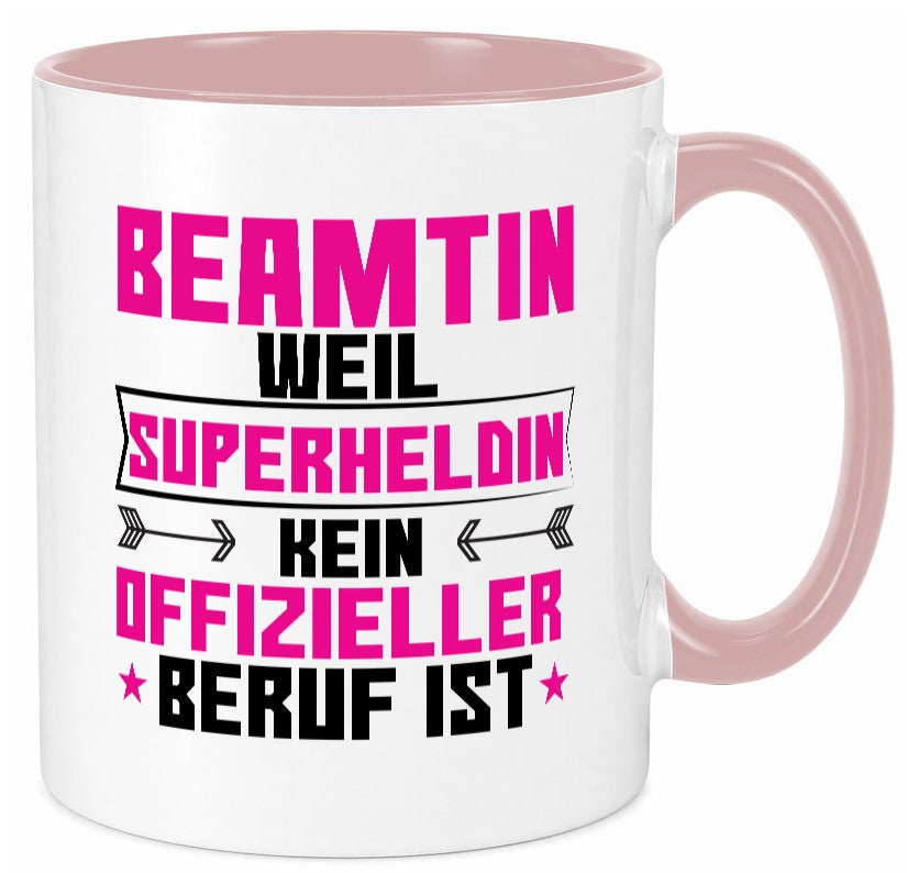 Superheldin Beamtin | Verbeamtung öffentlicher Dienst Geschenkidee Humor Tasse