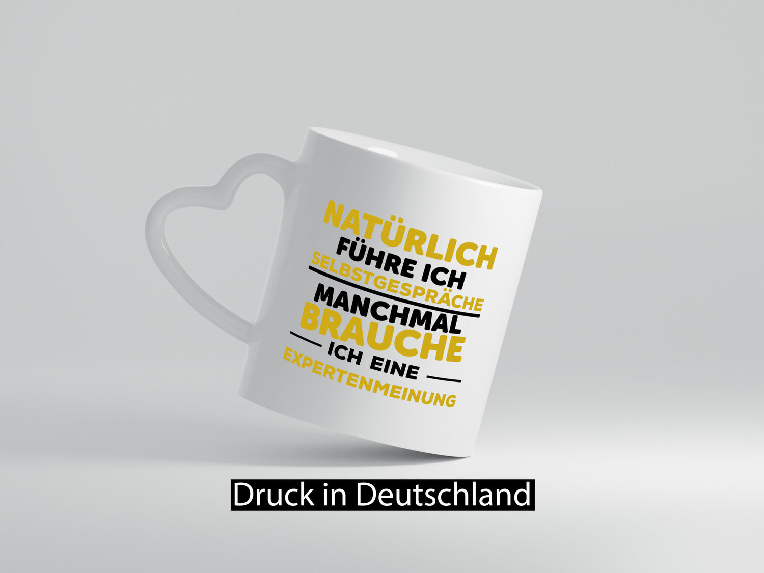 Expertenmeinung | Spruch Sarkasmus Selbstgespräche Geschenkidee Humor Tasse