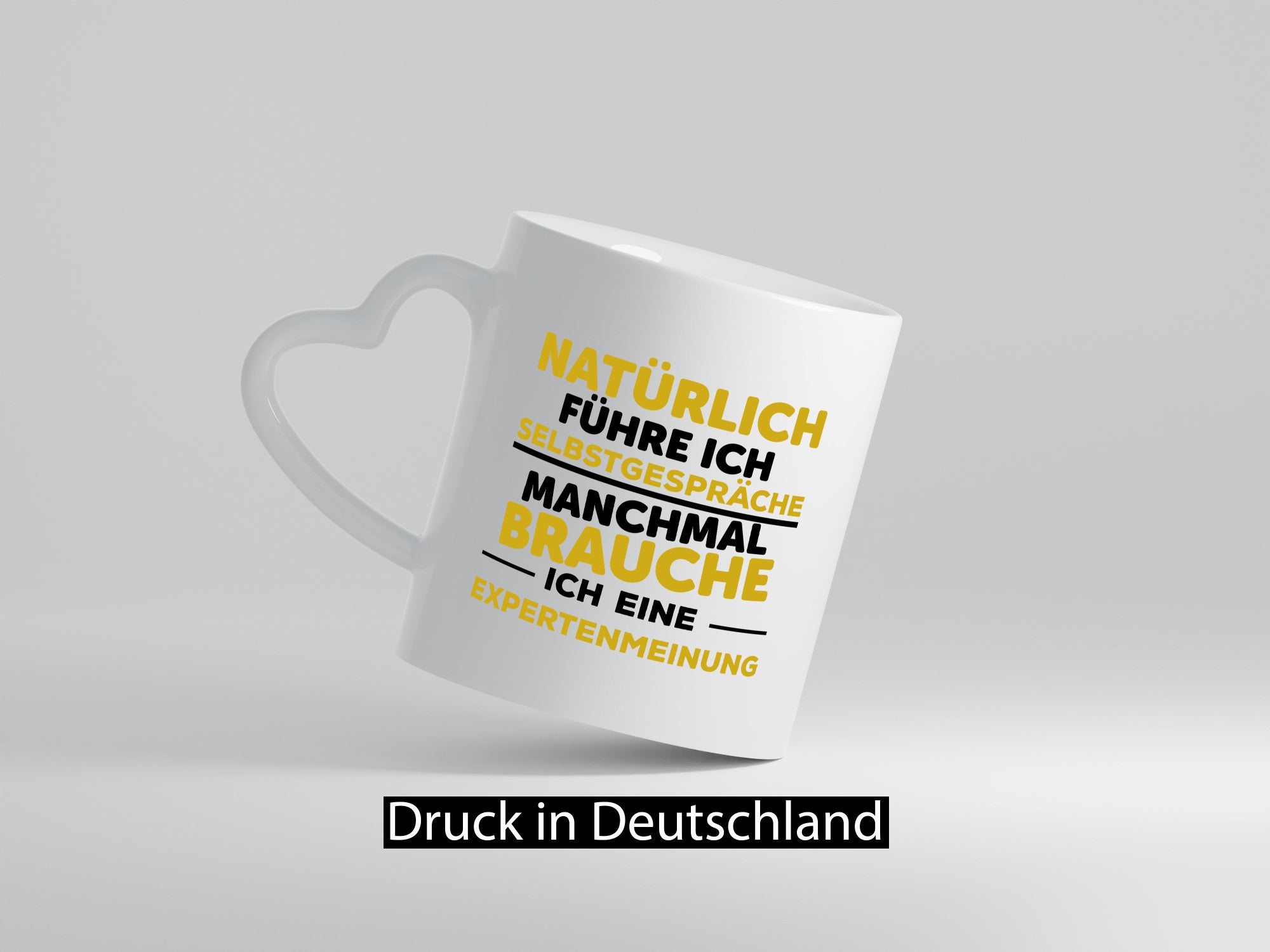 Expertenmeinung | Spruch Sarkasmus Selbstgespräche Geschenkidee Humor Tasse