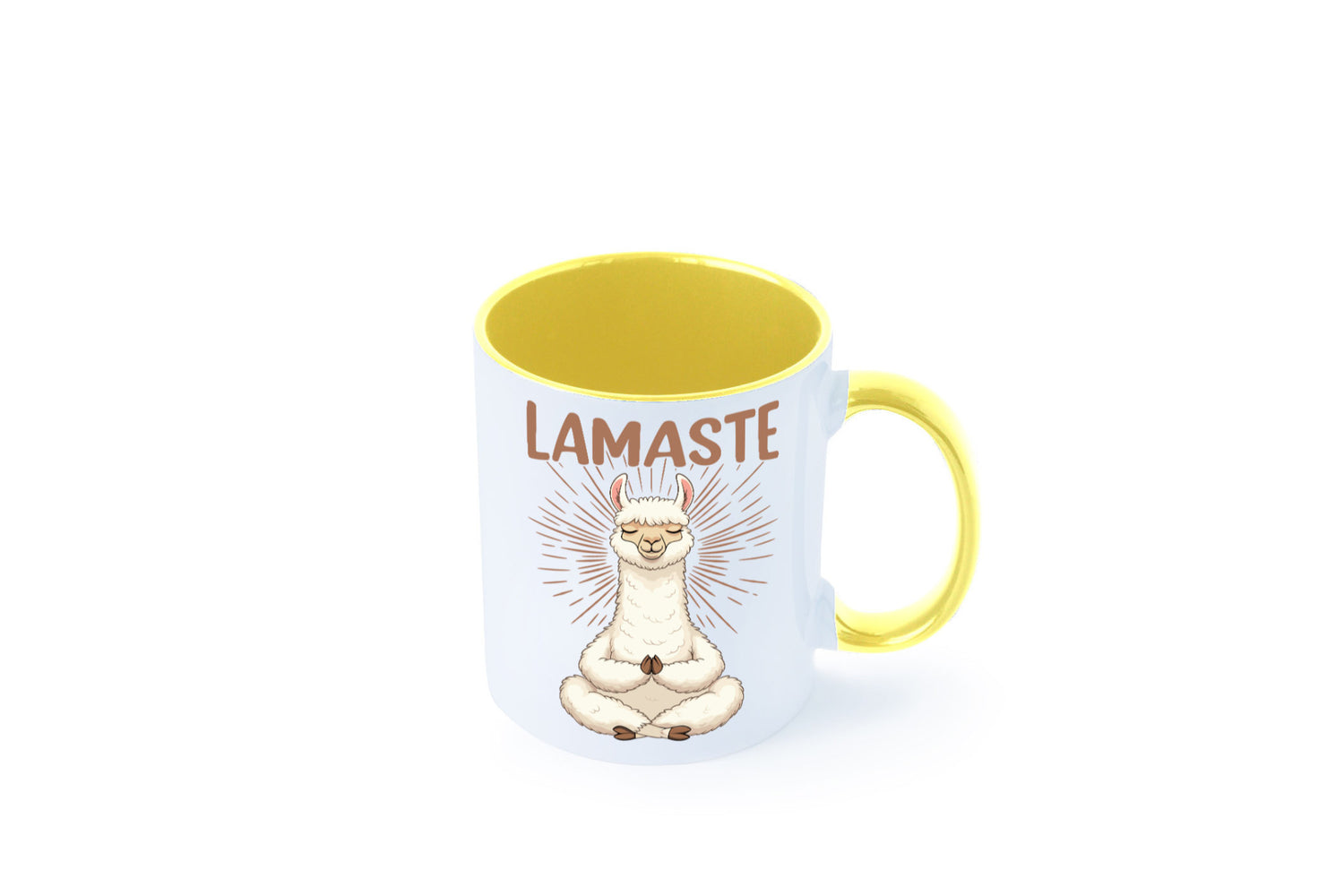 Lamaste | Lama Namaste lustiger Spruch Geschenk Humor Geschenkidee Tasse