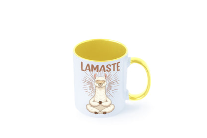 Lamaste | Lama Namaste lustiger Spruch Geschenk Humor Geschenkidee Tasse