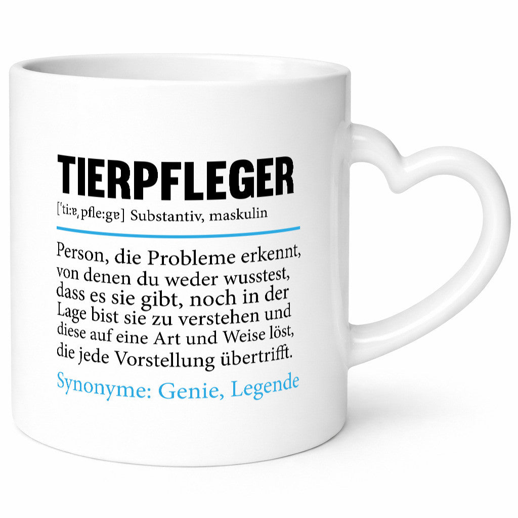 Tierpfleger | Pflegeberuf Tierheim Spruch Beruf Geschenk Arbeit Kollegen Büro