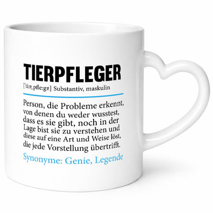 Tierpfleger | Pflegeberuf Tierheim Spruch Beruf Geschenk Arbeit Kollegen Büro