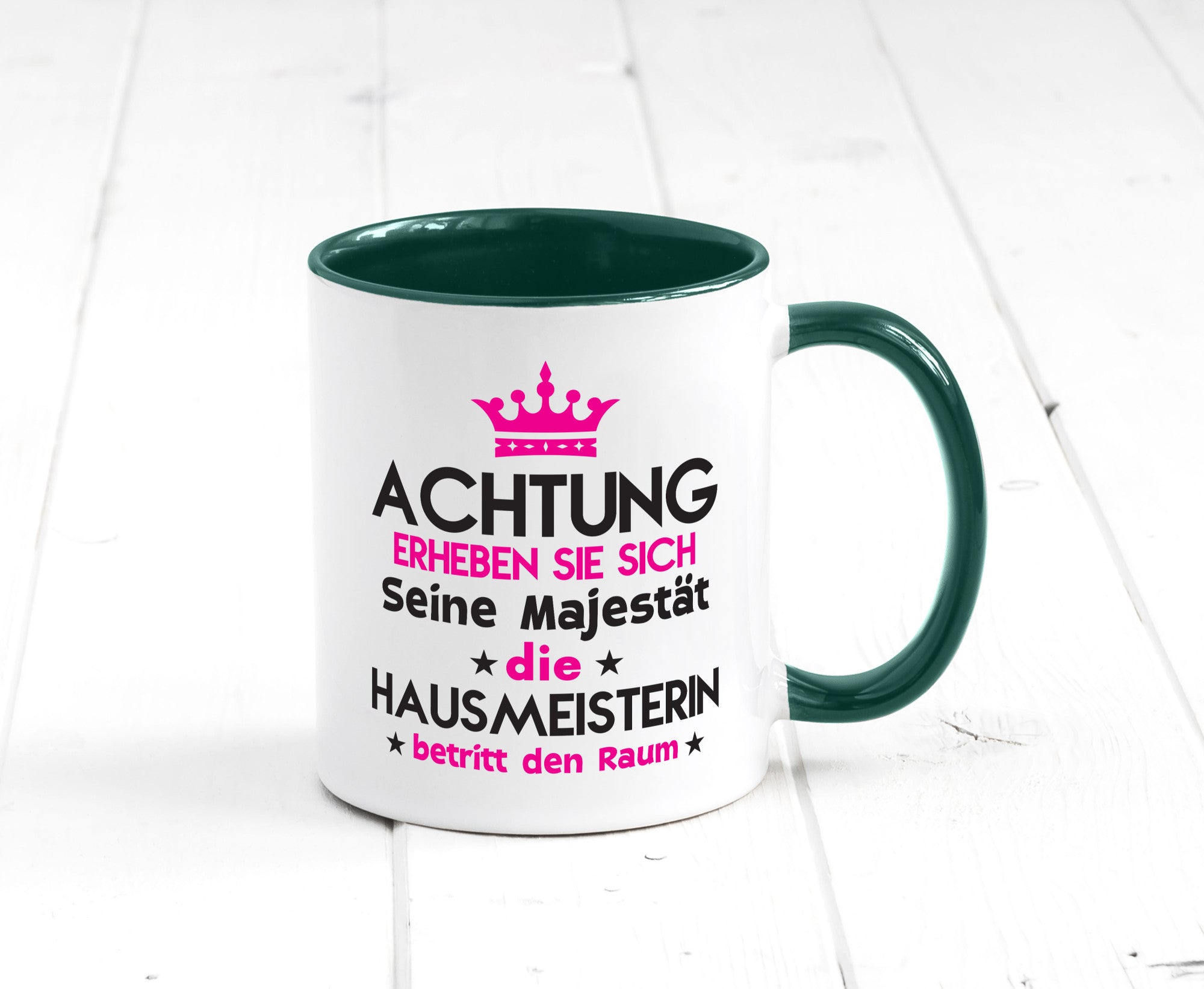 Seine Majestät Hausmeisterin | Hauswart Humor Geschenkidee Tasse