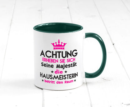 Seine Majestät Hausmeisterin | Hauswart Humor Geschenkidee Tasse