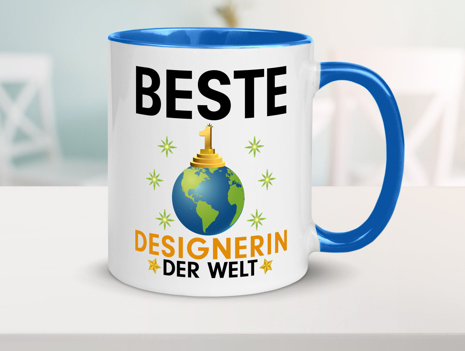 Welt Beste Designerin | Mode lustiger Spruch Geschenk Humor Geschenkidee Tasse
