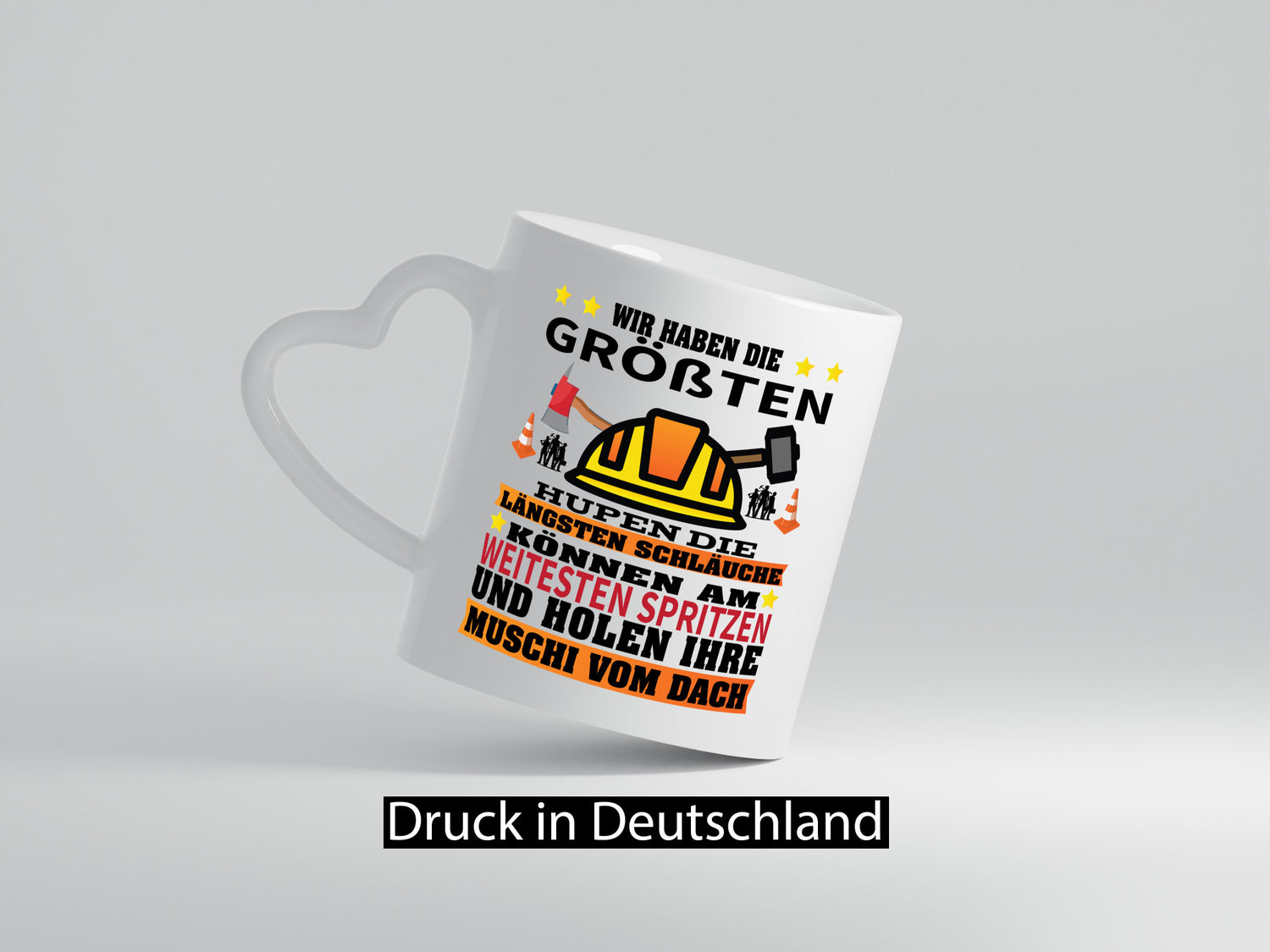Wir haben die Größen Schläche | Feuerwehrmann Feuerwehr Geschenk Humor