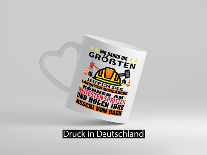 Wir haben die Größen Schläche | Feuerwehrmann Feuerwehr Geschenk Humor