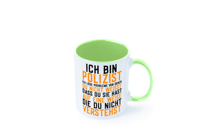 Ich bin Polizist | Polizei Beruf Job lustiger Spruch Geschenk Arbeit Kollegen