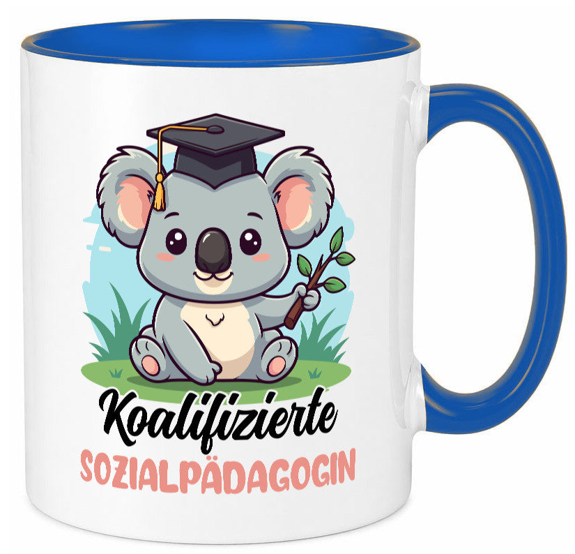 Koalifizierte Sozialpädagogin | Humor Pädagogin lustiger Spruch Geschenk Tasse