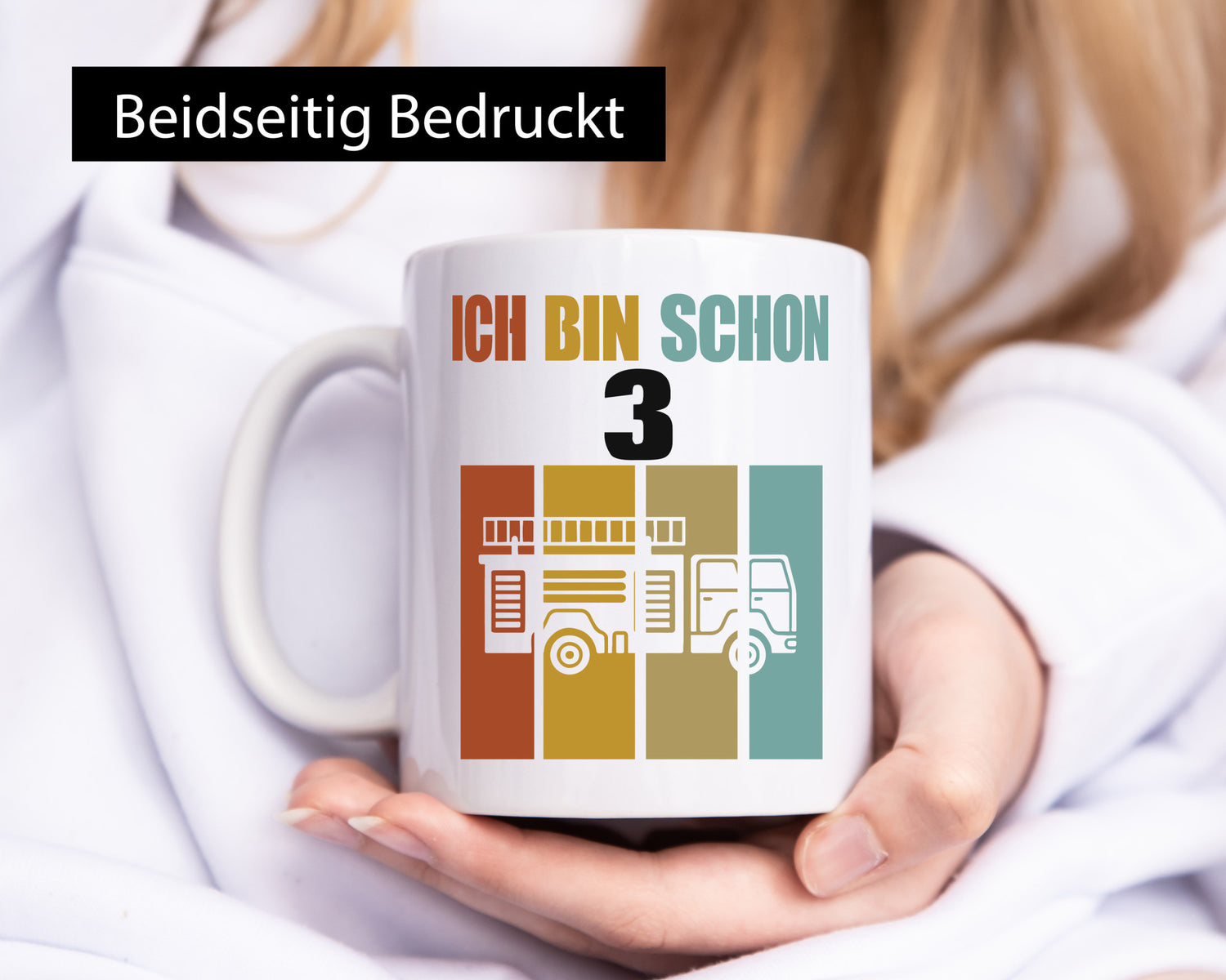 Ich bin schon 3 | 3. Geburtstag Kind Jähriger lustig Geschenkidee Geschenk Tasse