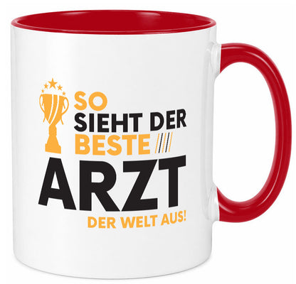 Der Weltbeste Arzt | Medizin Doktor Facharzt lustiger Spruch Geschenk Humor Tasse