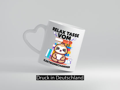 Relax Tasse: Elektromechaniker | Mechaniker Geschenk Humor Geschenkidee